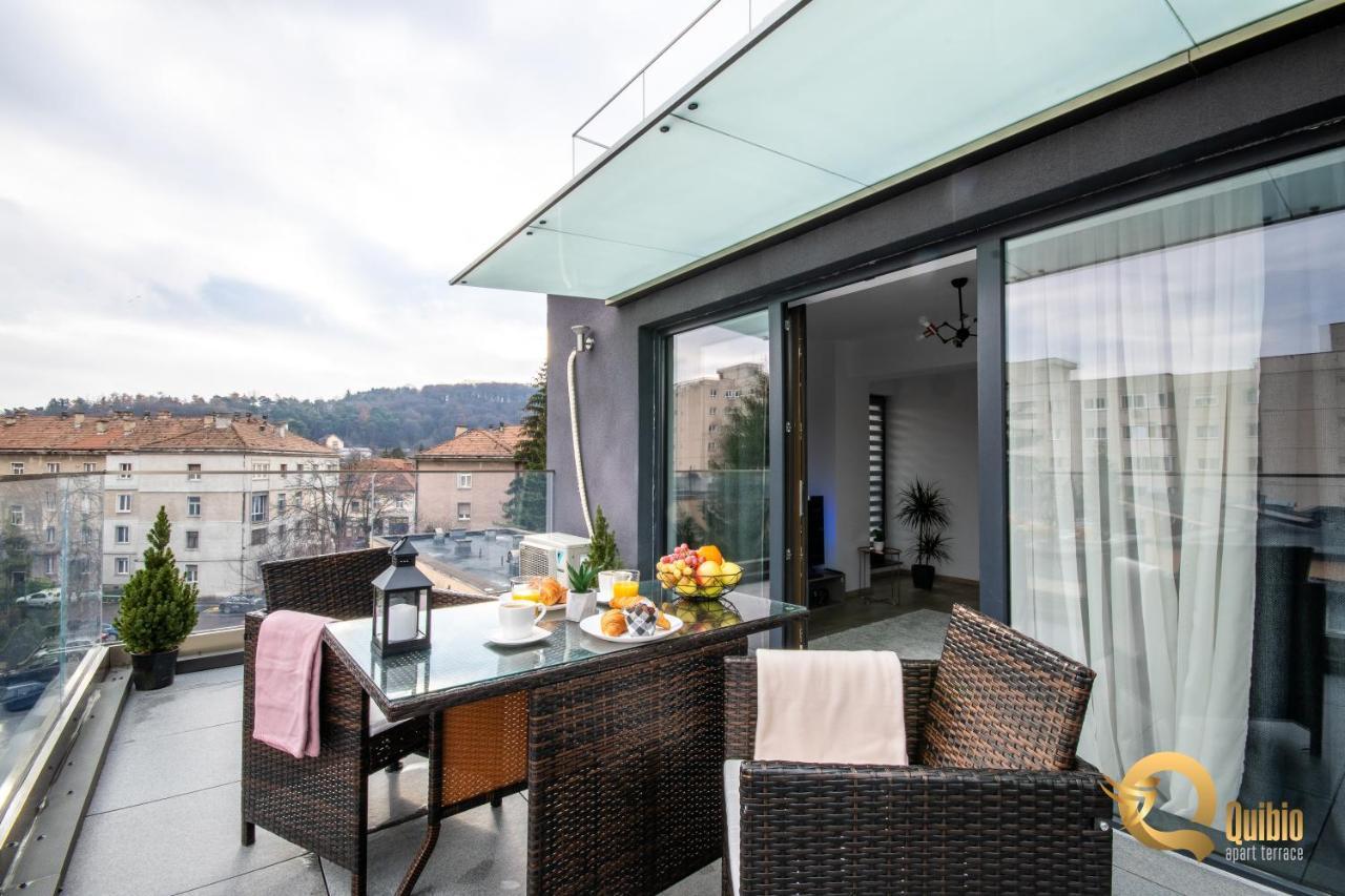 Quibio Apart Terrace Braşov Esterno foto
